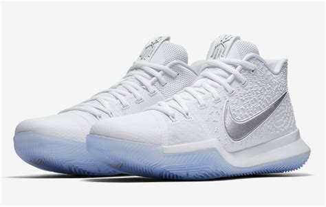 nike kyrie 3 white chrome.